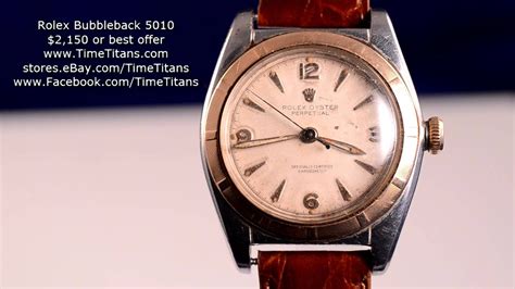 Rolex Bubbleback 5010 